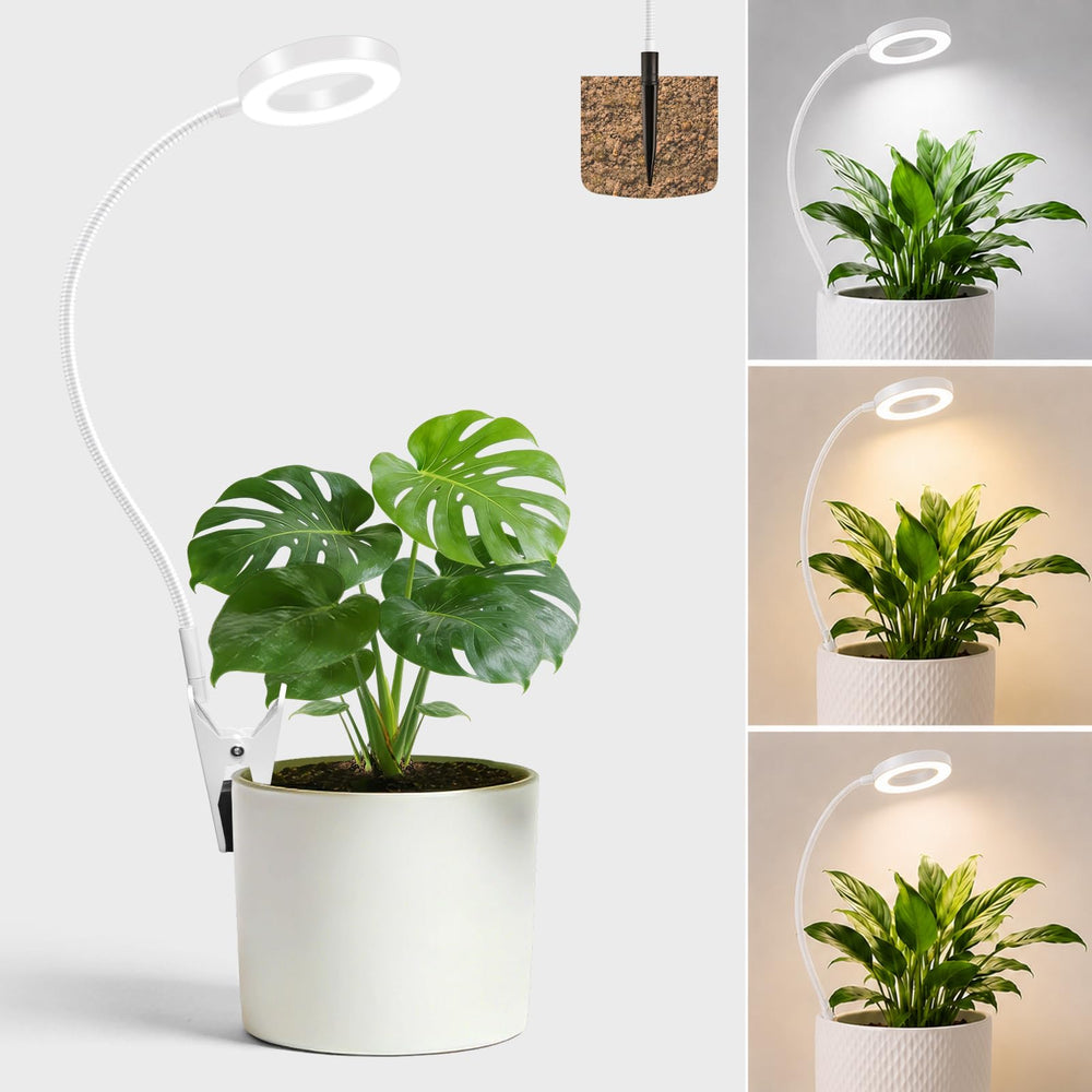 LORDEM Grow Light for Indoor Plants with flexible gooseneck