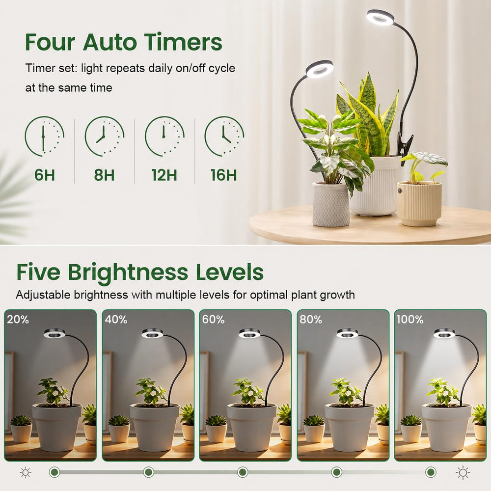 LORDEM Grow Light with 360-degree rotation feature