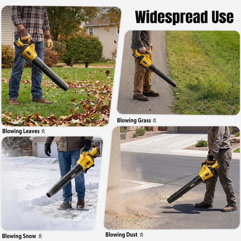 LOSART Leaf Blower charging with fast charger