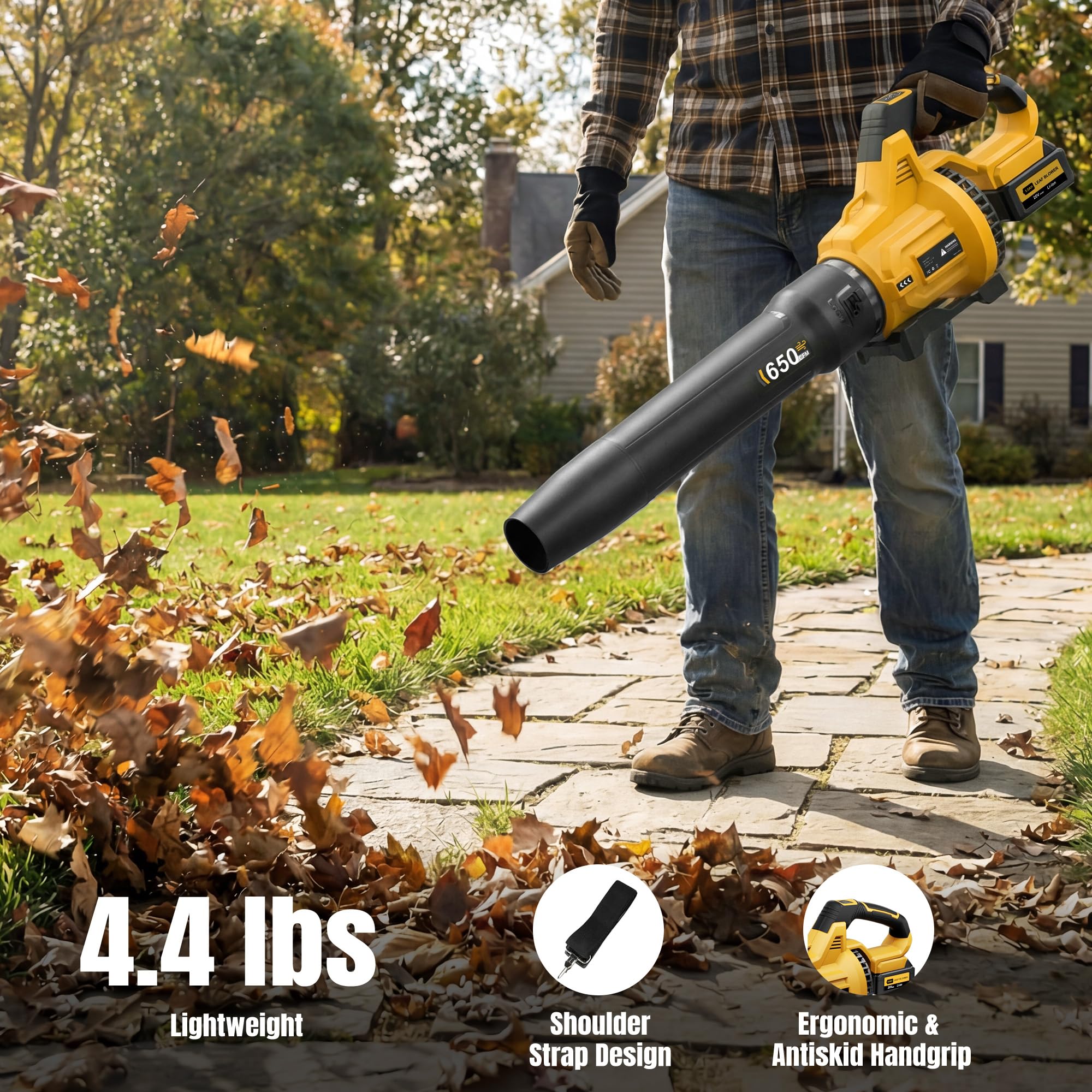 LOSART Leaf Blower user manual and accessories included