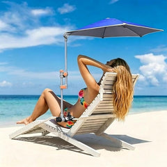 LOTTAFUN Chair Umbrella dark blue with adjustable clamp