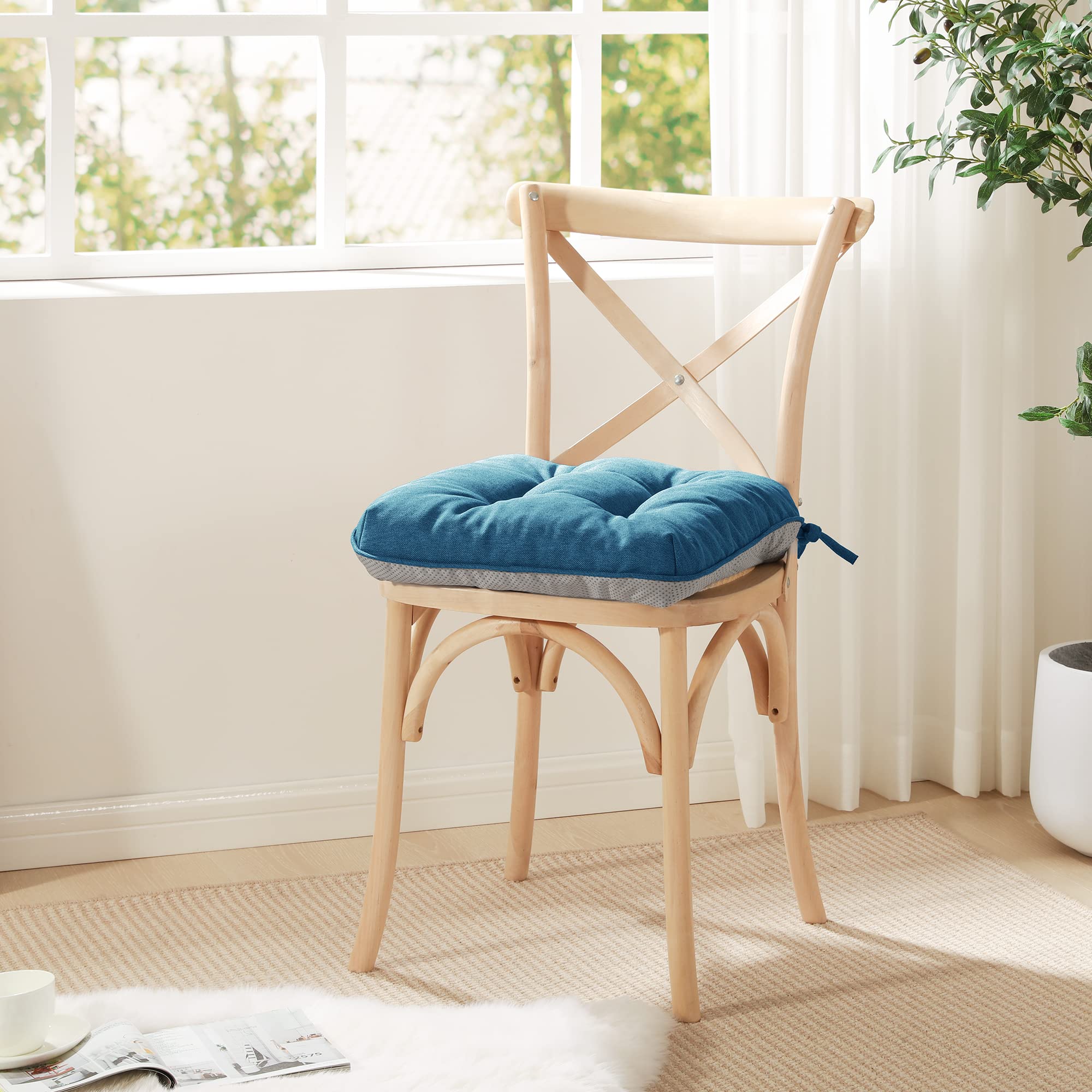 Love's Cabin Memory Foam Chair Cushion in package