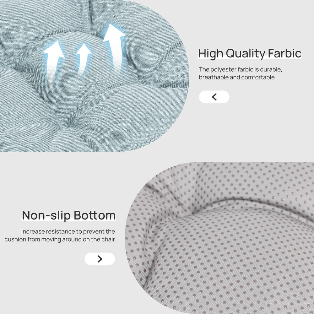 Love's Cabin Memory Foam Chair Cushion on a dining chair