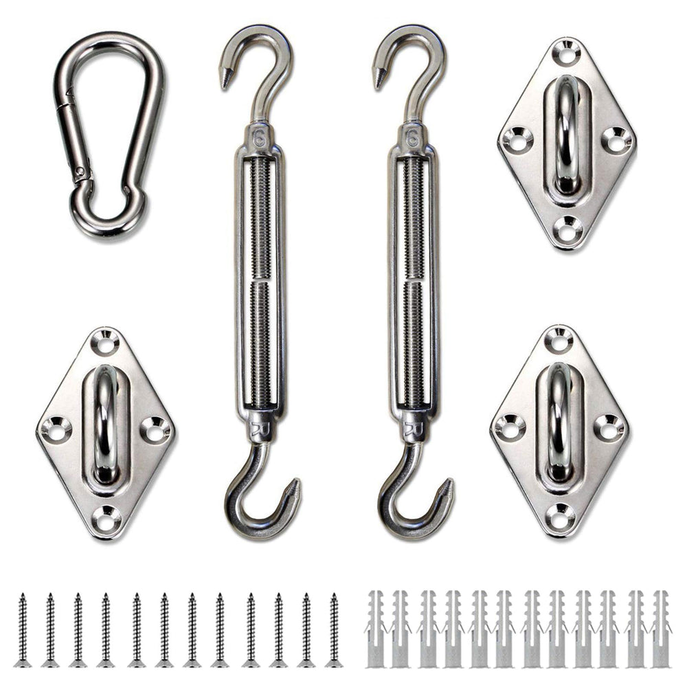 LOVE STORY 6-inch stainless steel hardware kit for shade sail installation