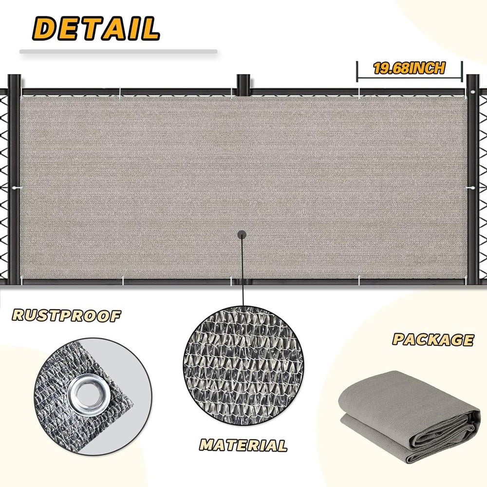 LOVE STORY Balcony Privacy Screen Cover rolled up for storage