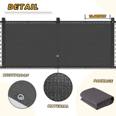 LOVE STORY Balcony Privacy Screen in backyard setting