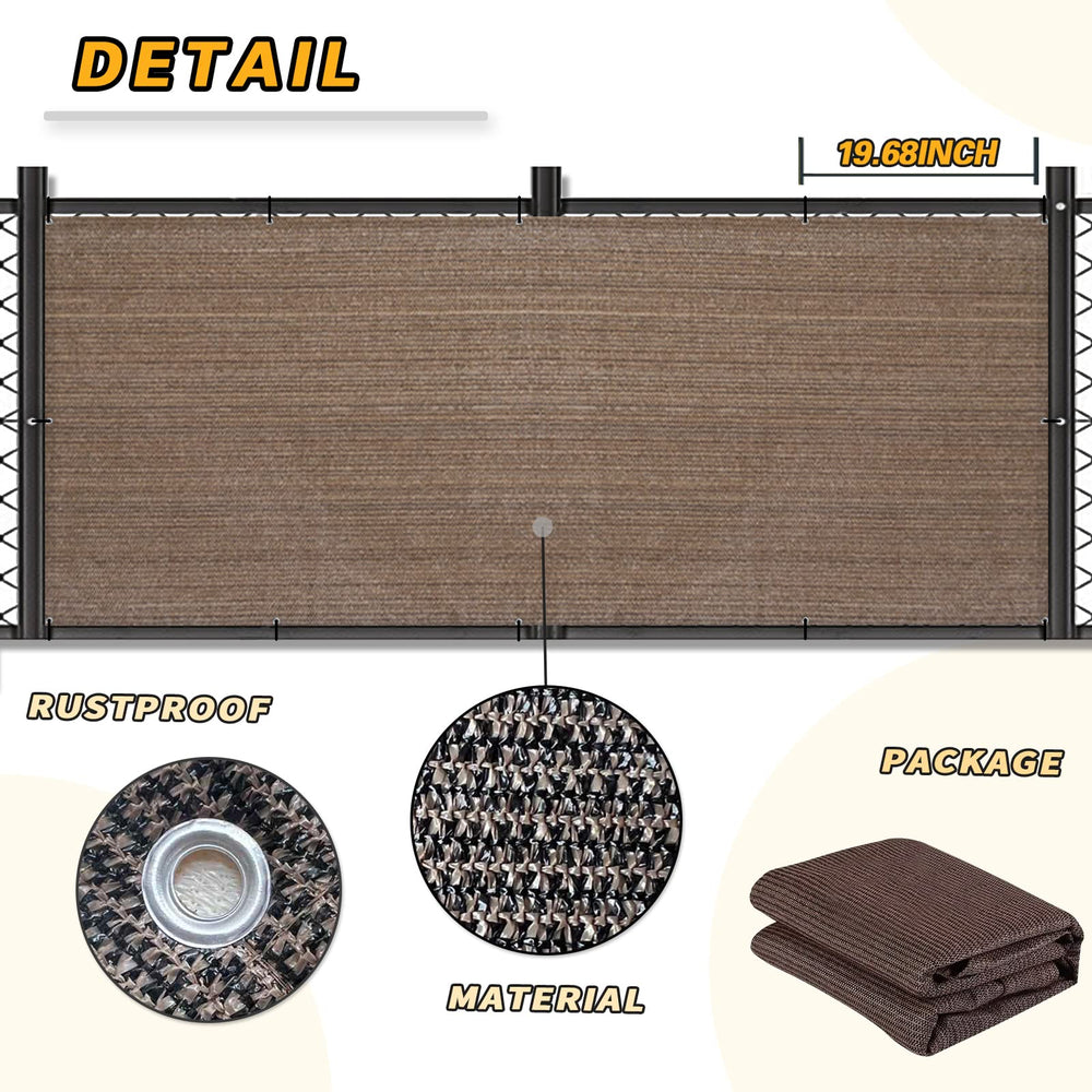 LOVE STORY Balcony Privacy Screen packaging for delivery
