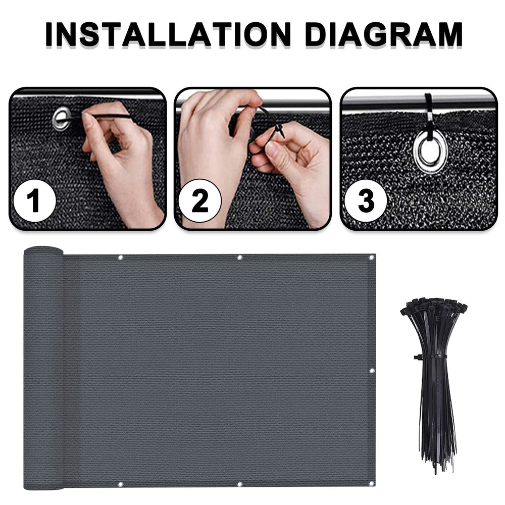 LOVE STORY privacy screen demonstrating breathable material