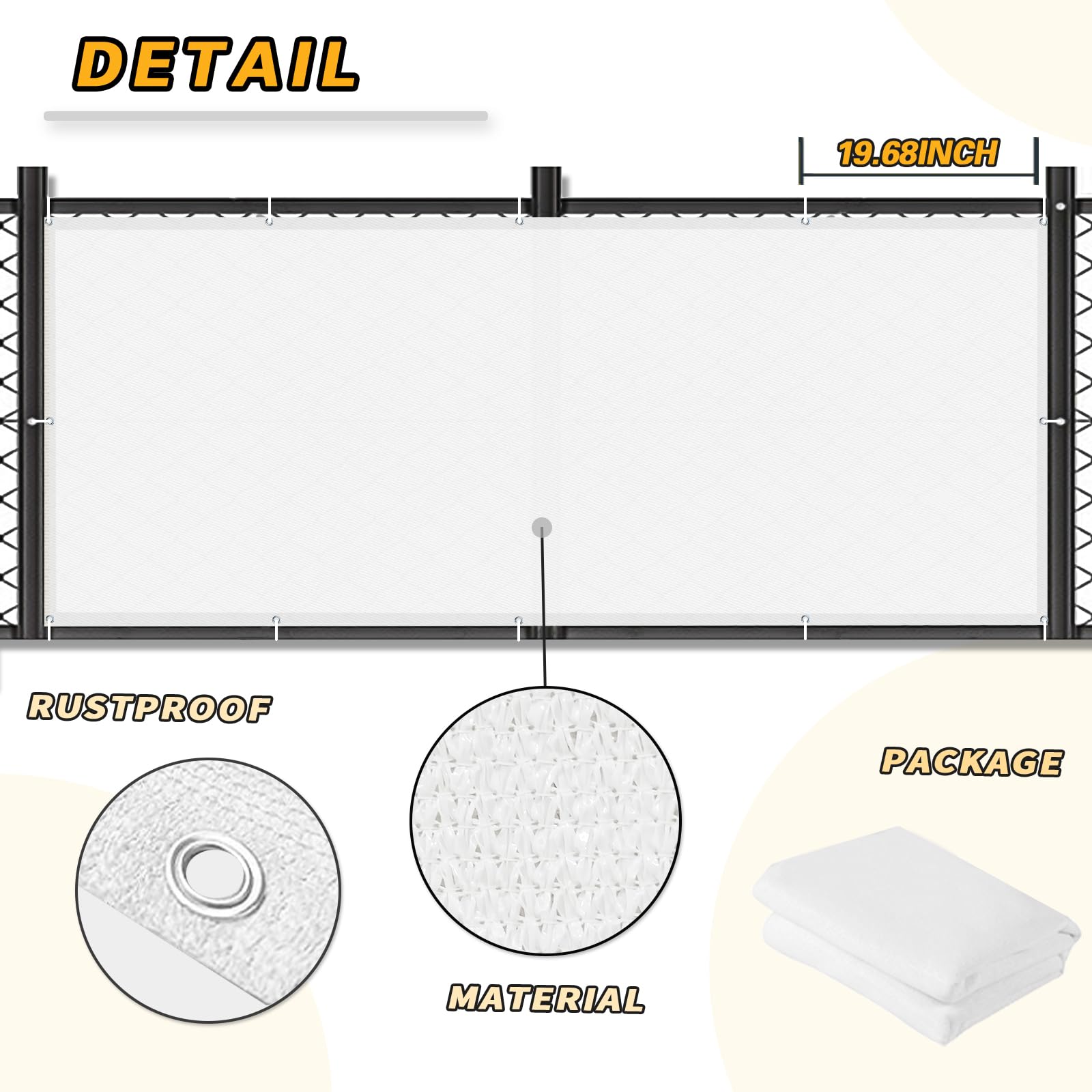 LOVE STORY privacy screen in a backyard setting