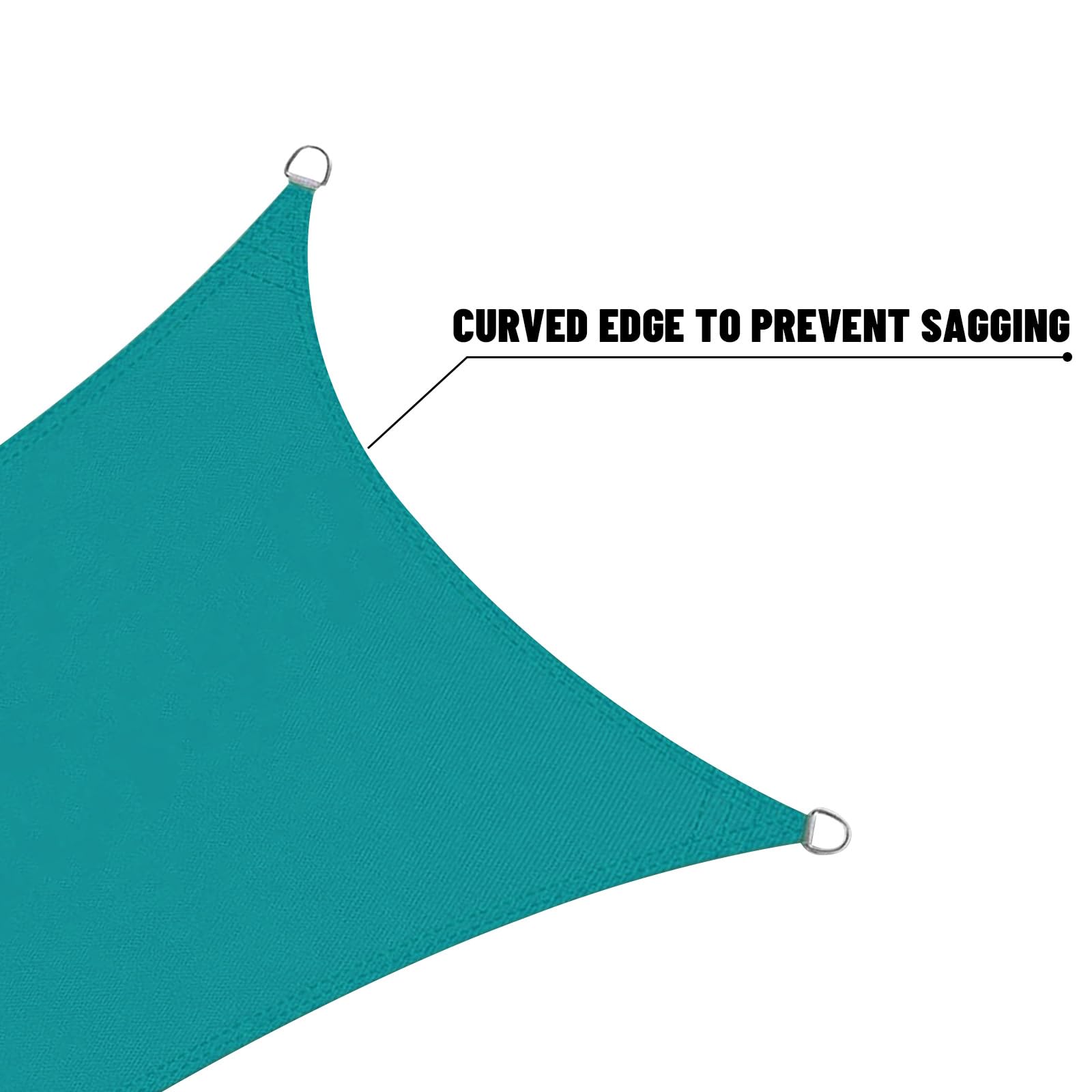 LOVE STORY Shade Sail 10' x 10' x 14' packaging overview