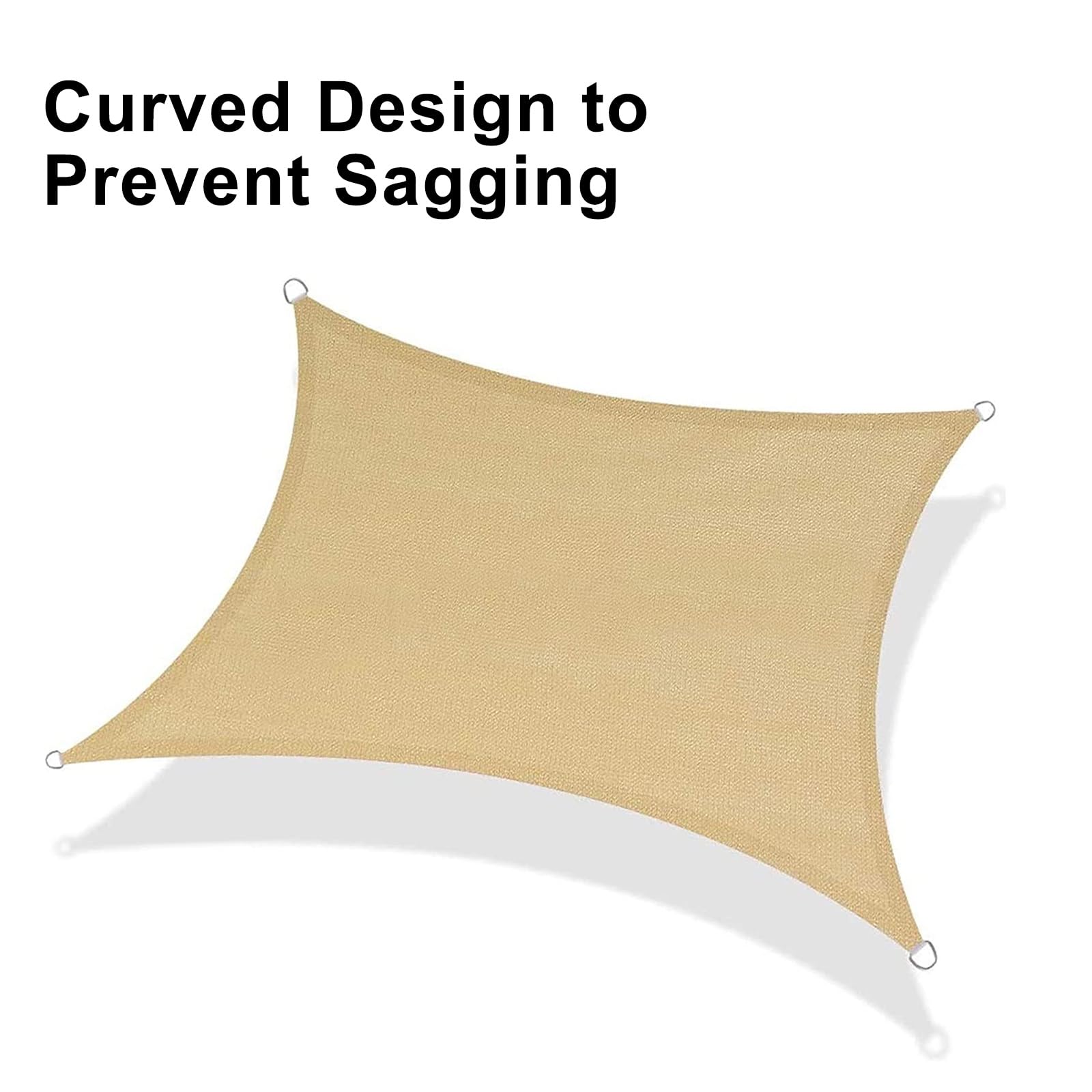 LOVE STORY shade sail packaging showing features
