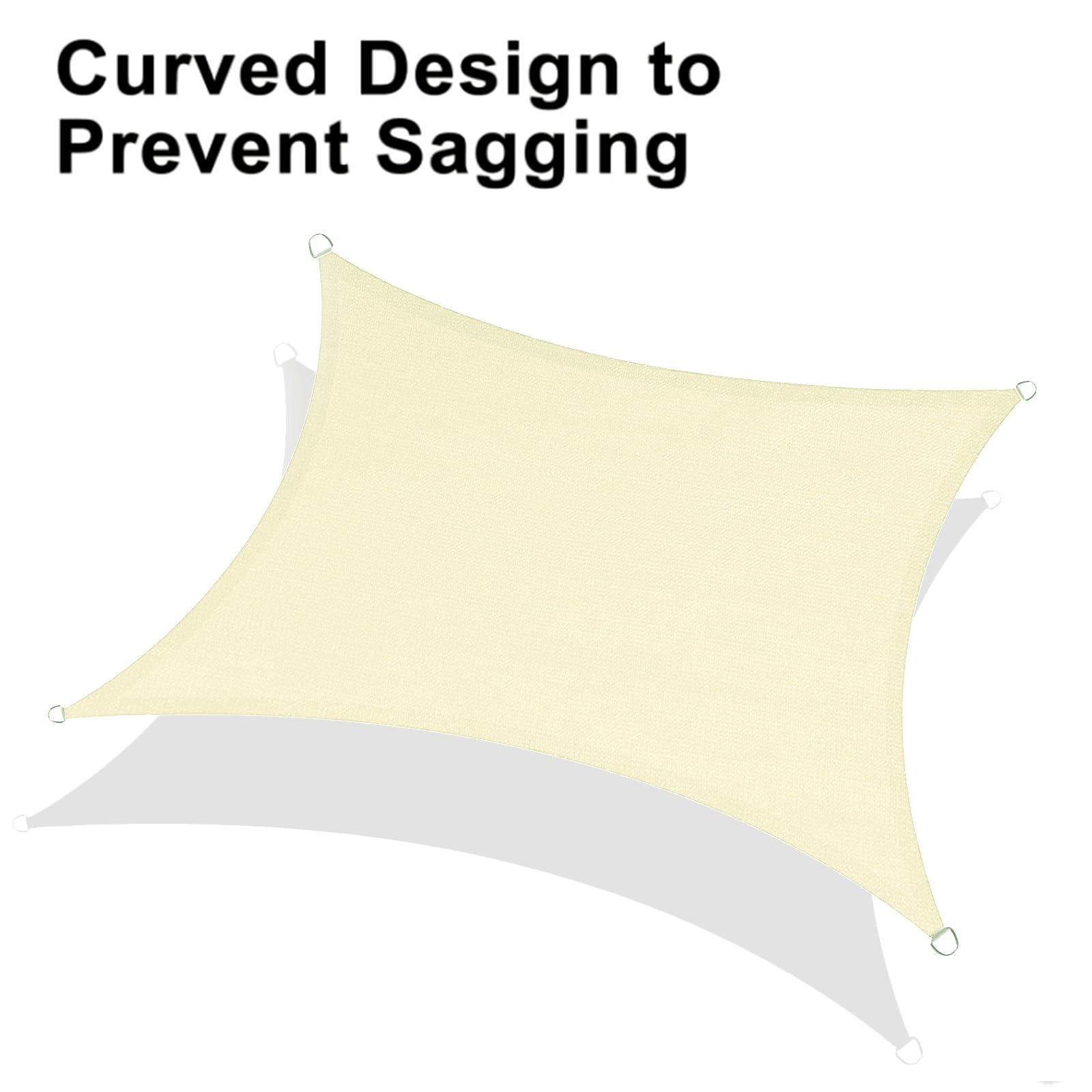 LOVE STORY shade sail showcasing full cut design