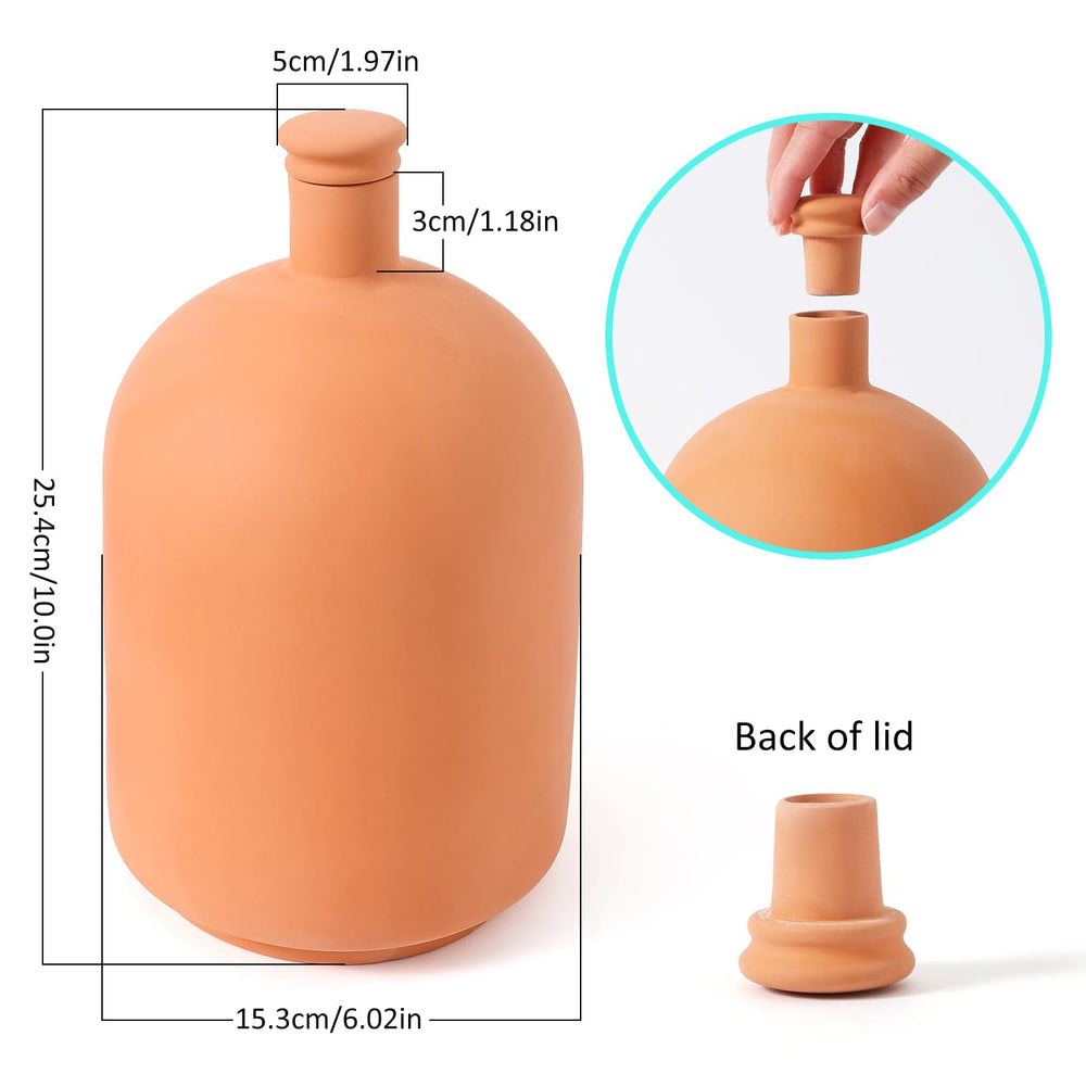 Lovely Ran Terracotta Watering Pot side view