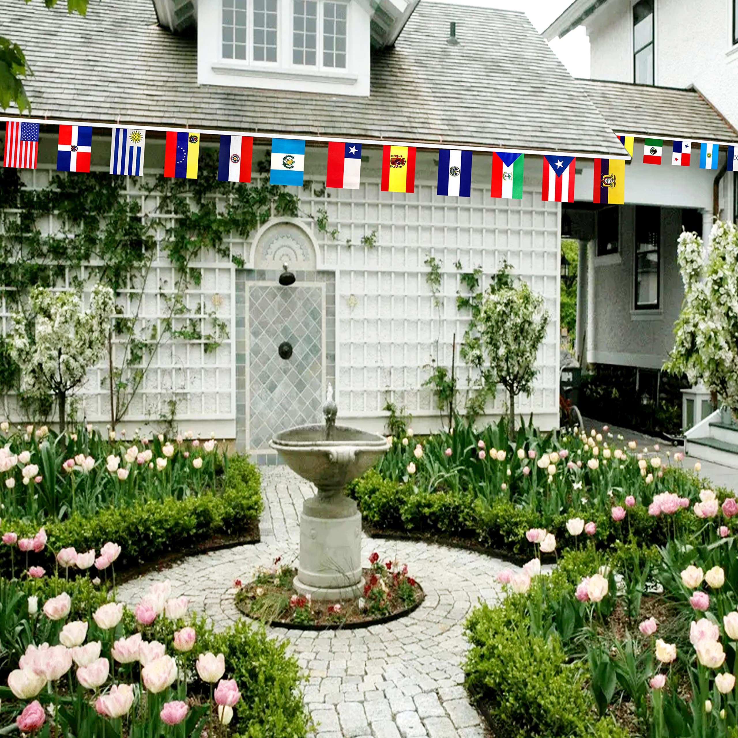 LoveVC flags in vibrant colours against a sunny backdrop