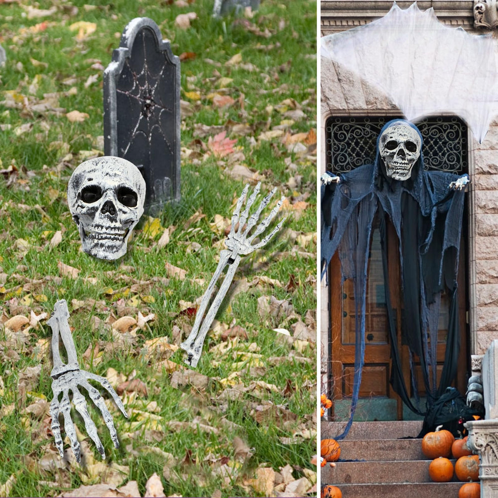 LOYIN Halloween decorations displayed in a yard