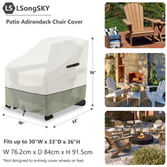 LSongSKY chair cover with drawstring hem for secure fit
