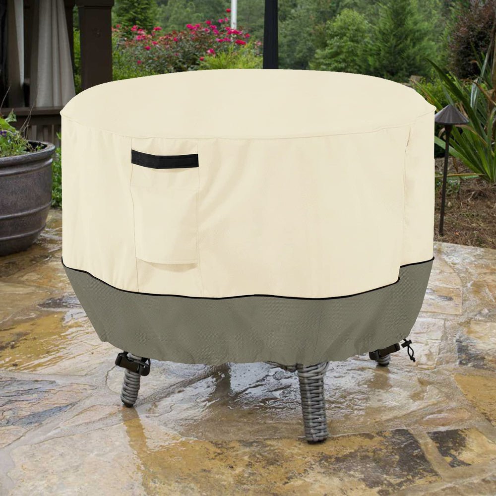 LSongSKY Round Patio Table Cover air vent feature