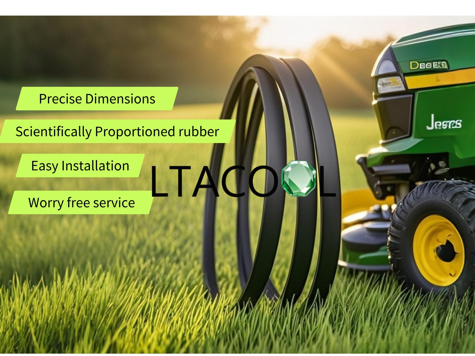 LTACOOL deck belt compatible models list