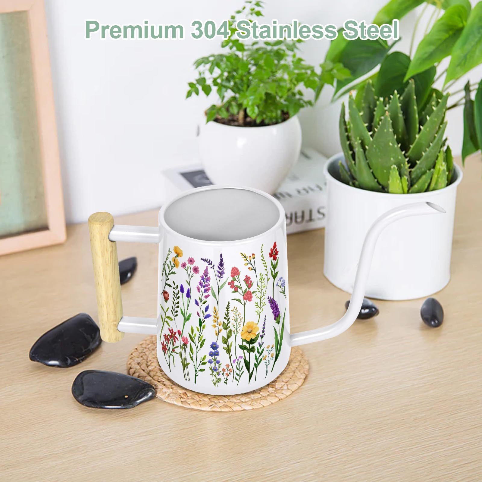 LTSUMI watering can filled with water, ready for use