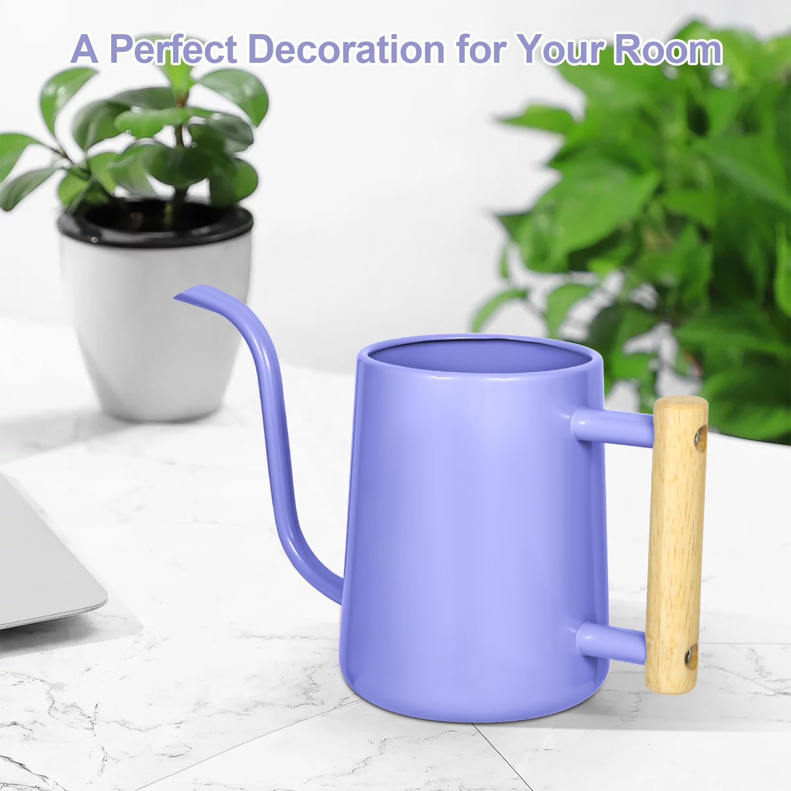LTSUMI watering can in purple colour on display
