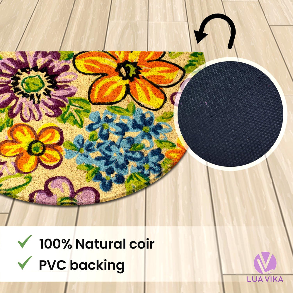 LUA VIKA Coir Doormat placed at front door