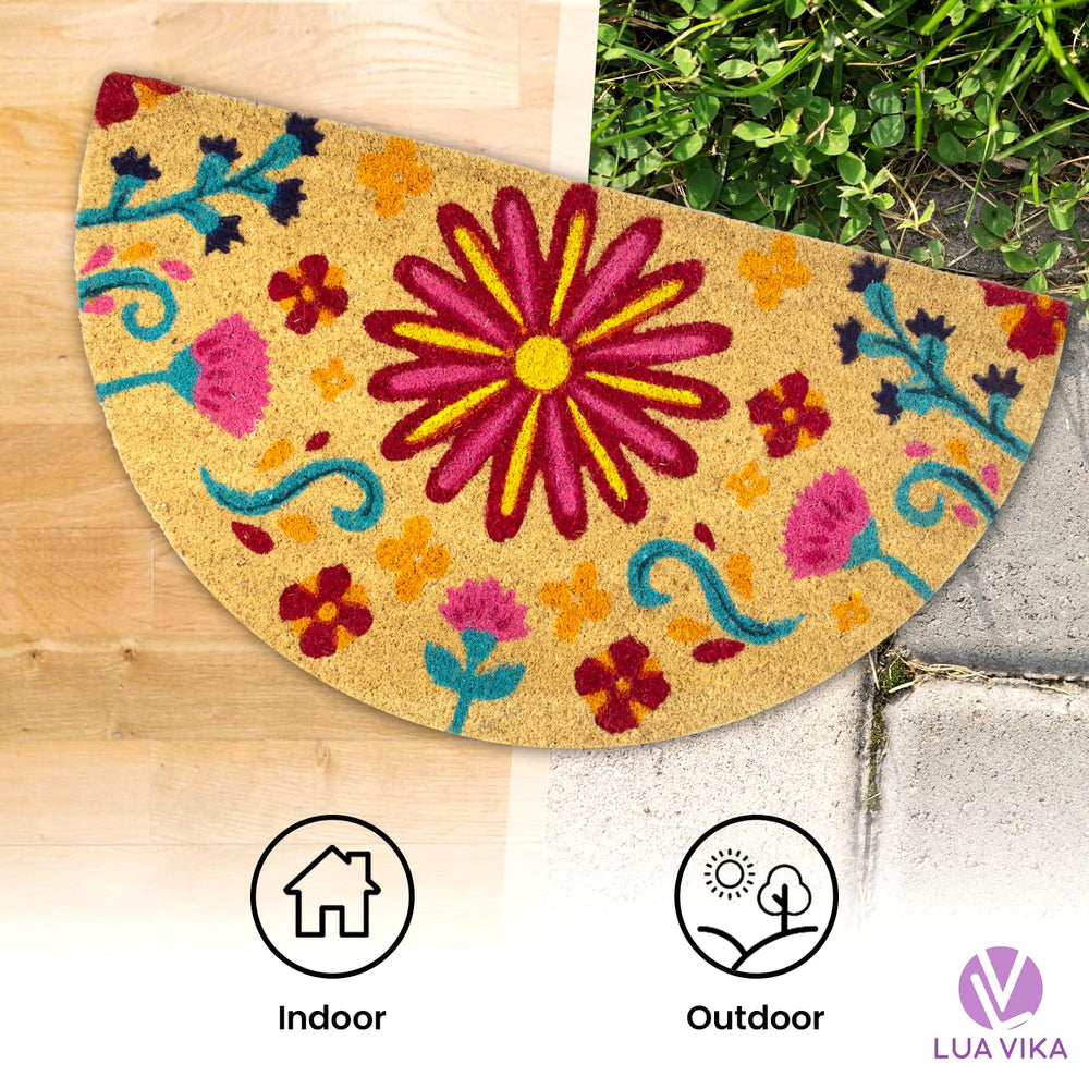 LUA VIKA Coir Doormat with dirt and mud trapped