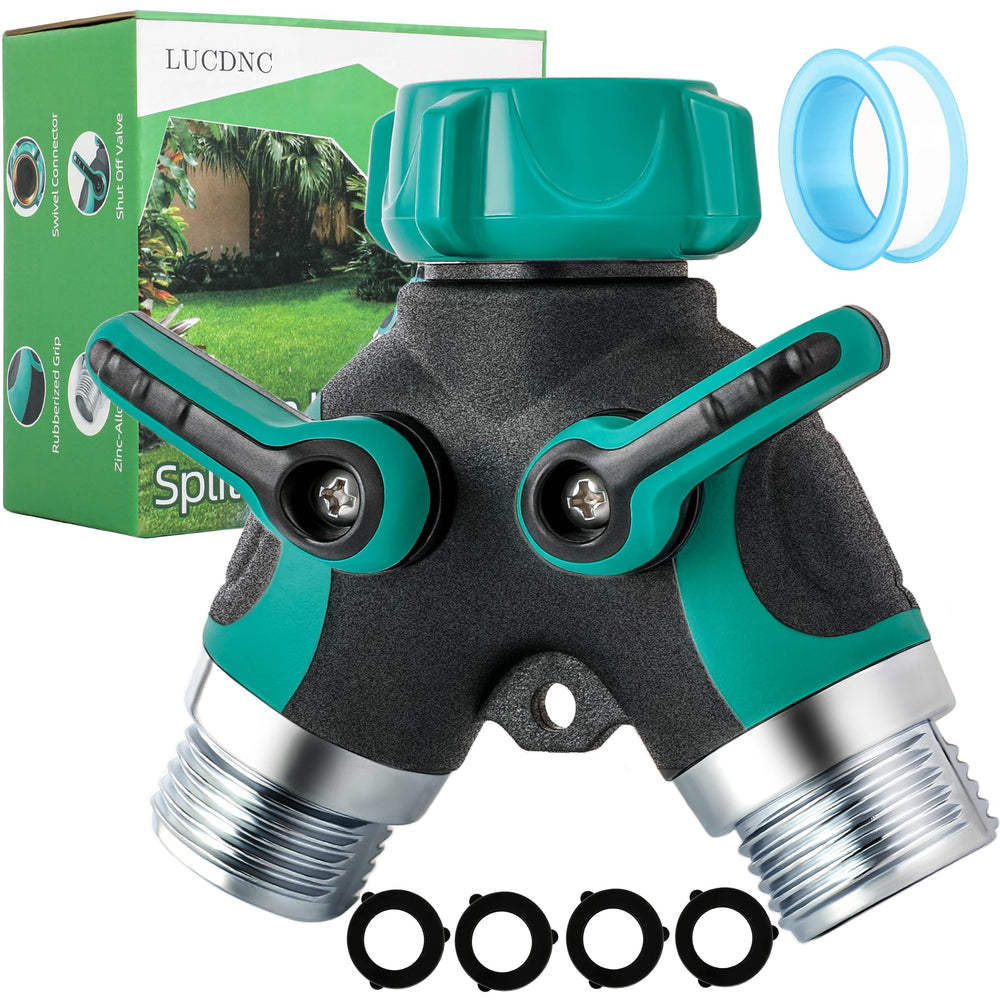 lucdnc Garden Hose Splitter 2 Way front view