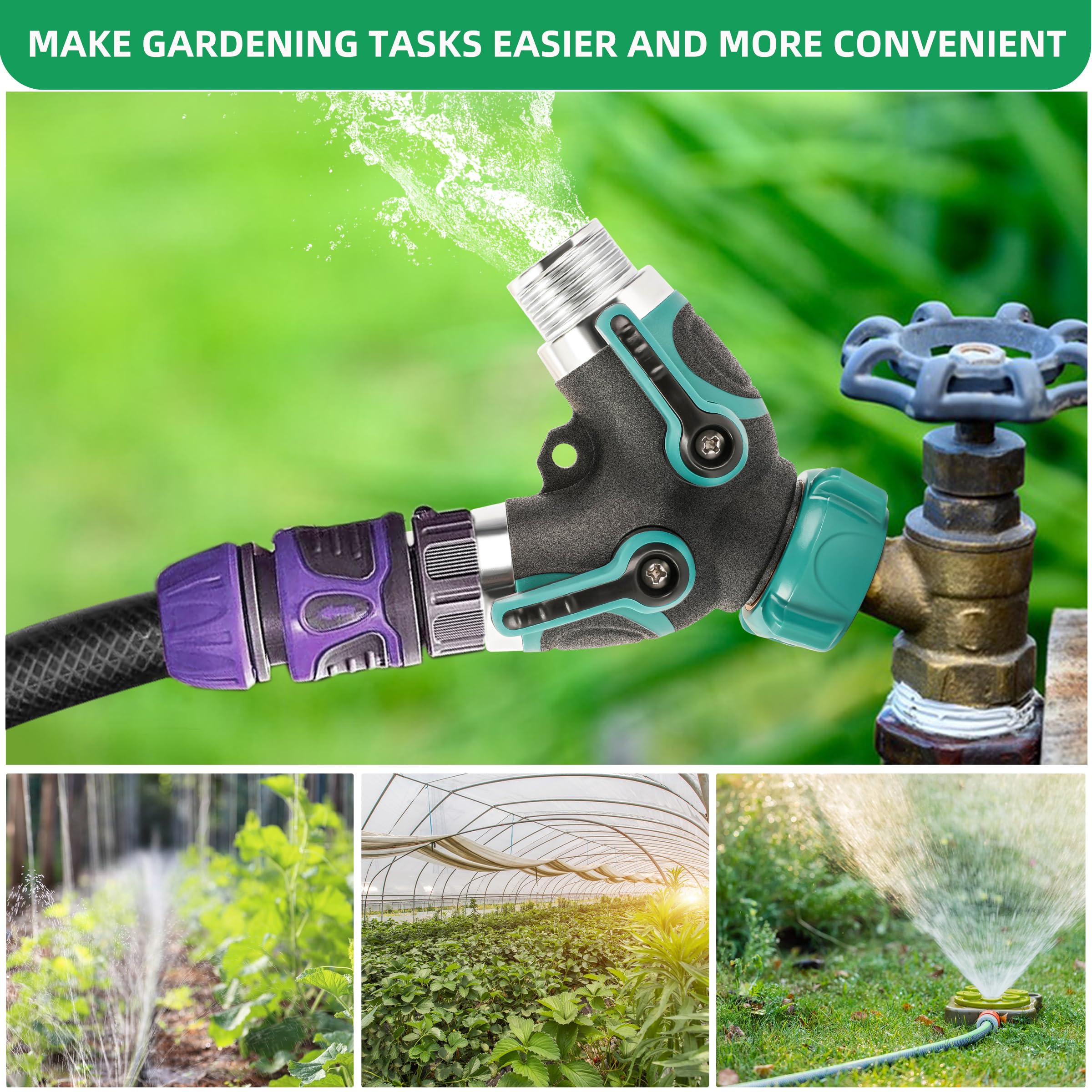 lucdnc Garden Hose Splitter 2 Way installation guide