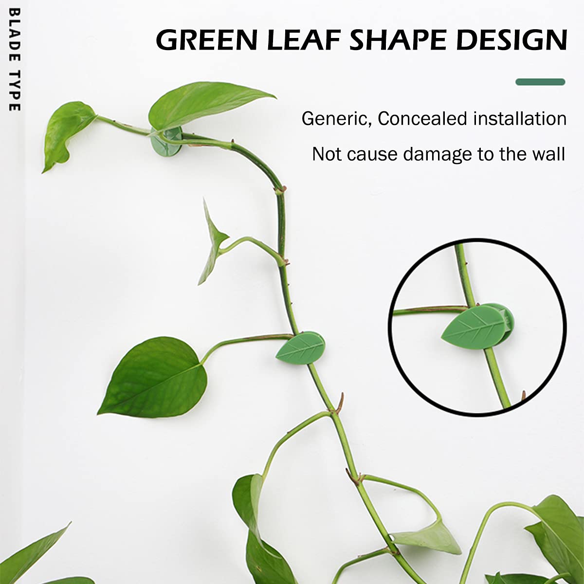 LUCKJUJU Plant Climbing Clips with adhesive stickers