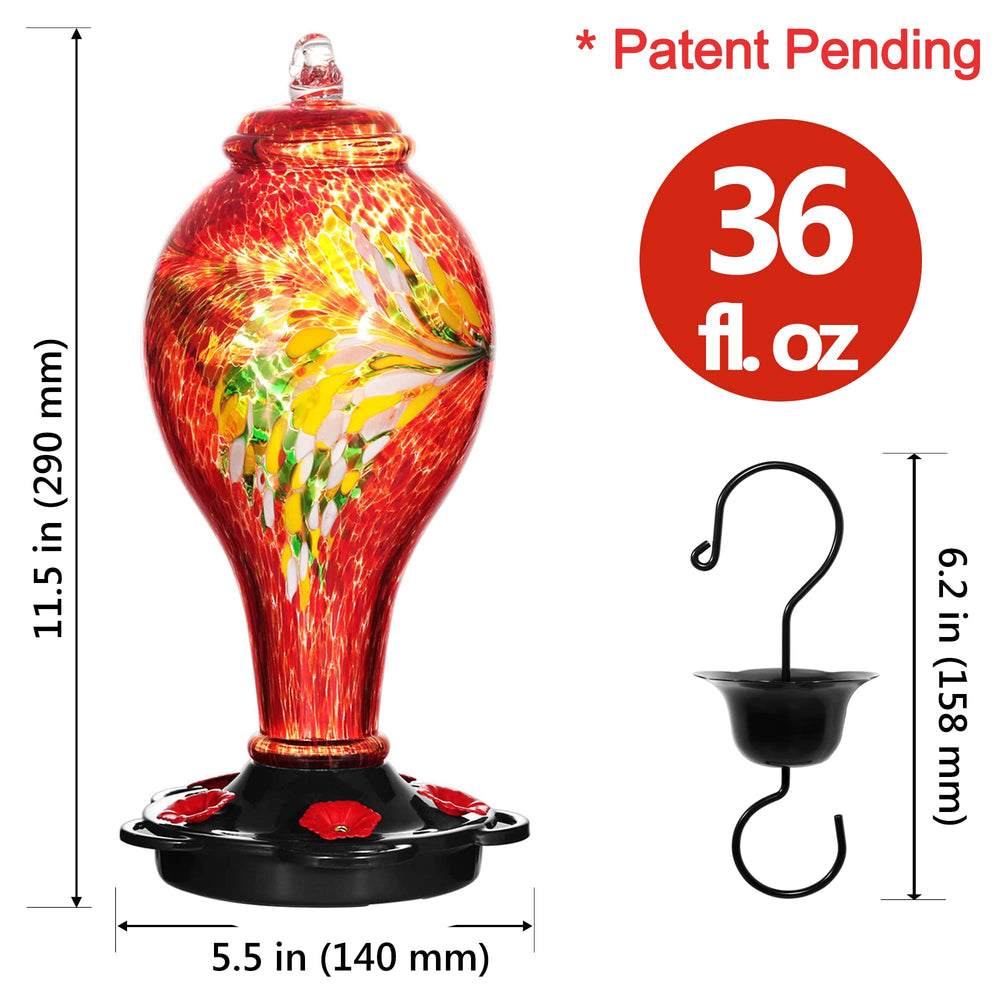 LUJII Hummingbird Feeder packaging and contents