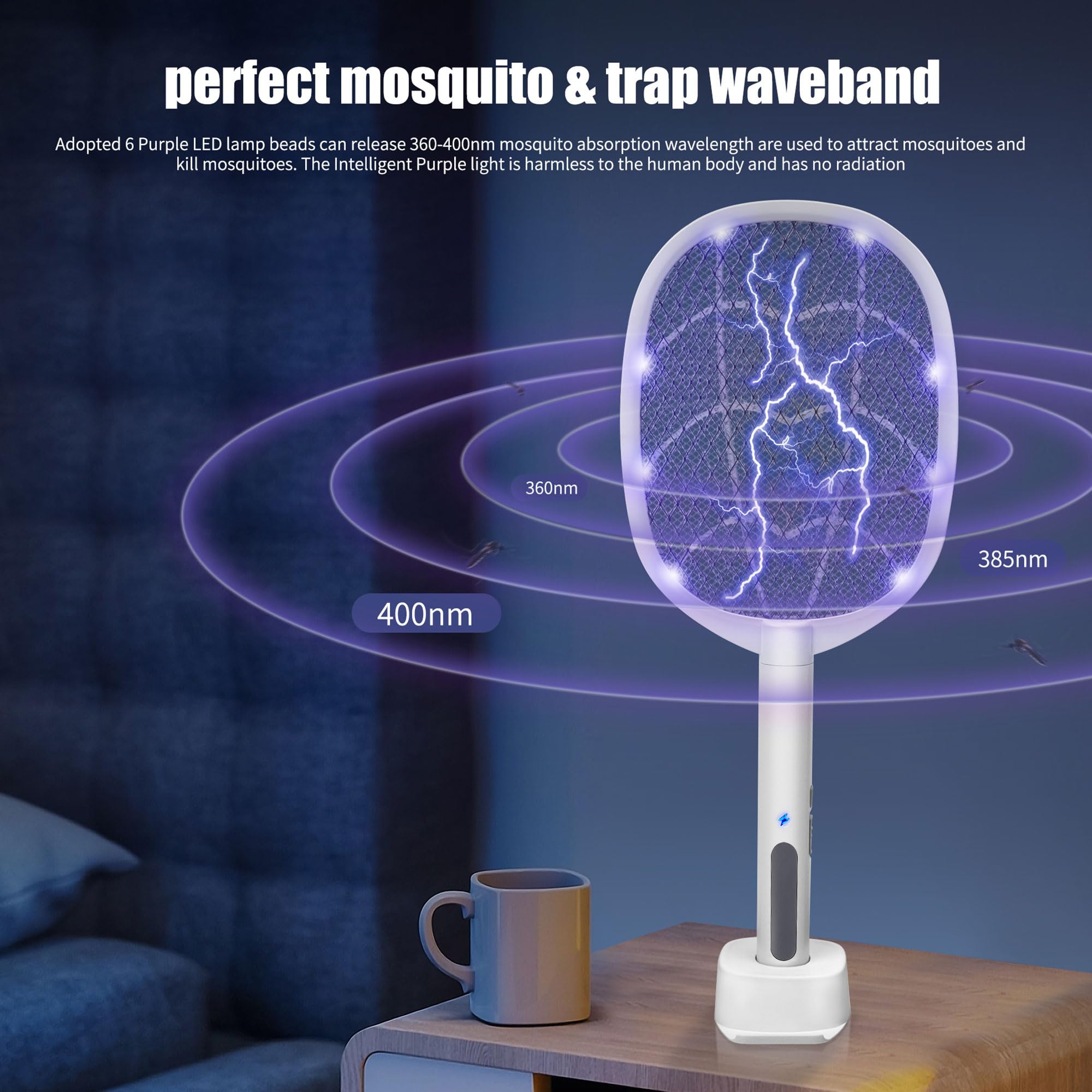 Lulu Home Electric Bug Zapper Racket packaging