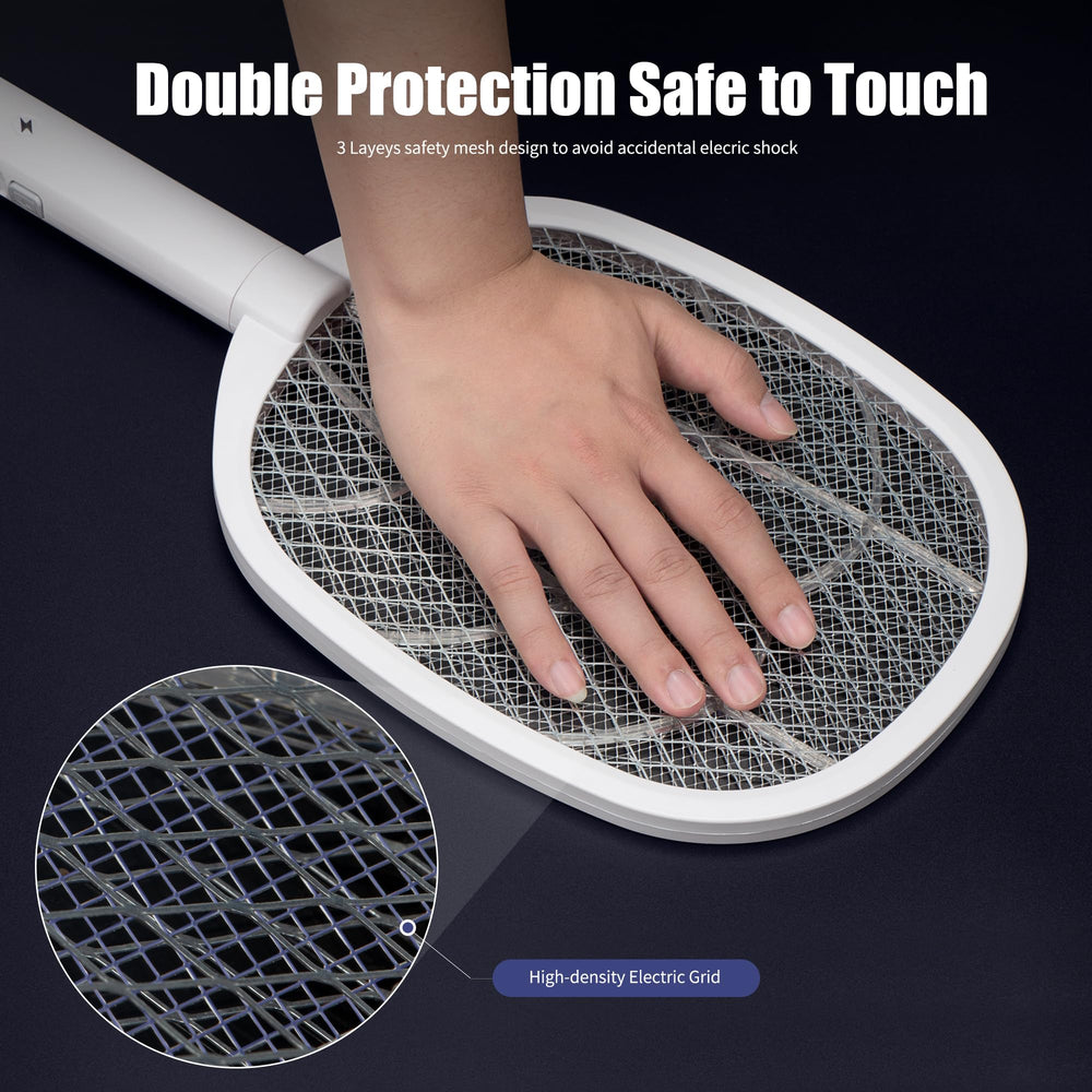 Lulu Home Electric Bug Zapper Racket with USB charging cable