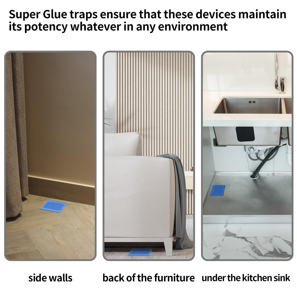 LULUCATCH Glue Trap in a kitchen setting for pest control