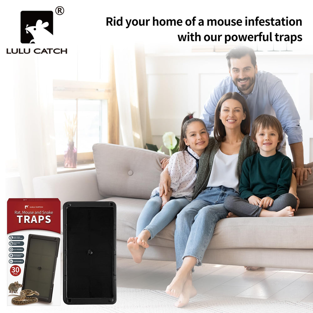 LULUCATCH Mouse Glue Trap showing adhesive surface