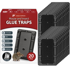LULUCATCH Mouse & Insect Traps 20 Pack front view