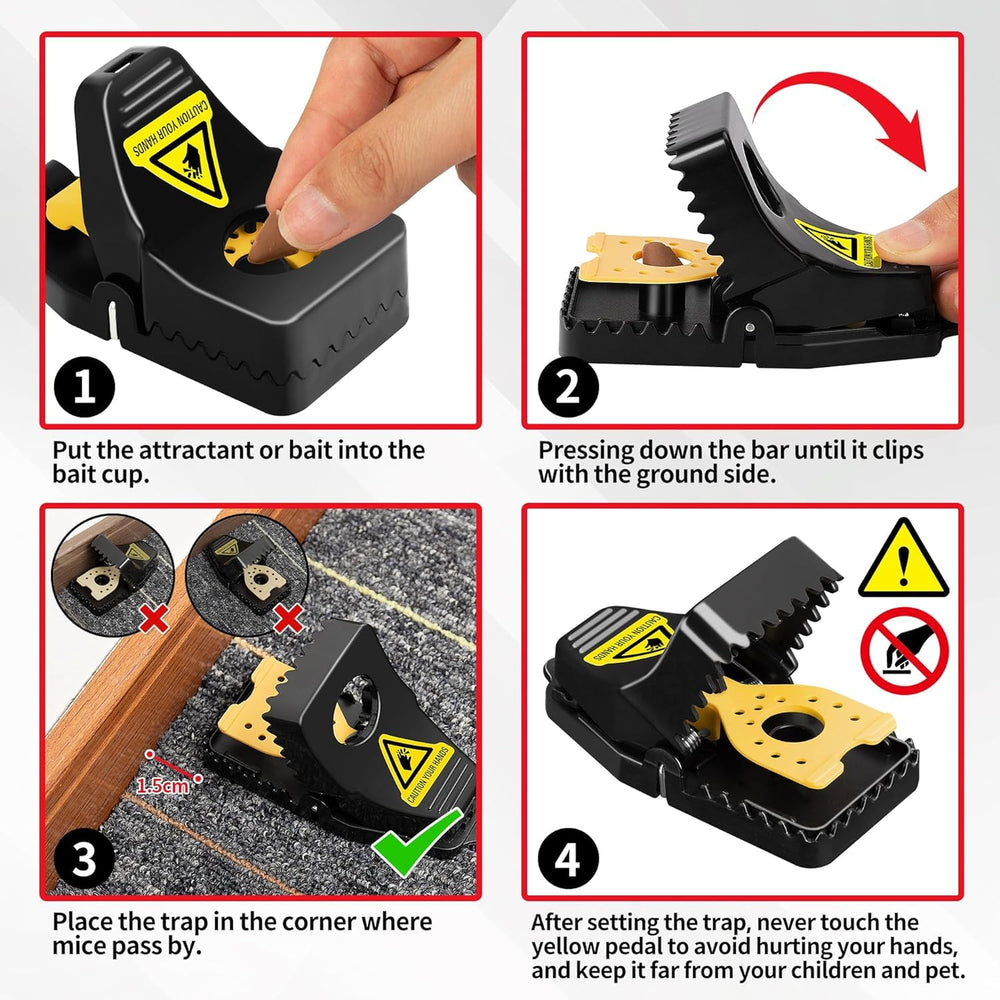LULUCATCH Mouse Trap showing large mouth design
