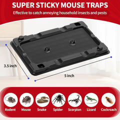 LULUCATCH Mouse Trap with peanut butter scent, side view