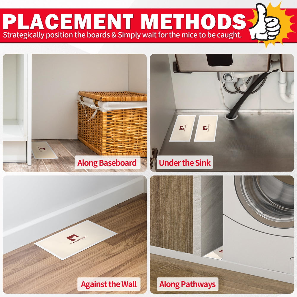 LULUCATCH sticky traps laid out for pest control