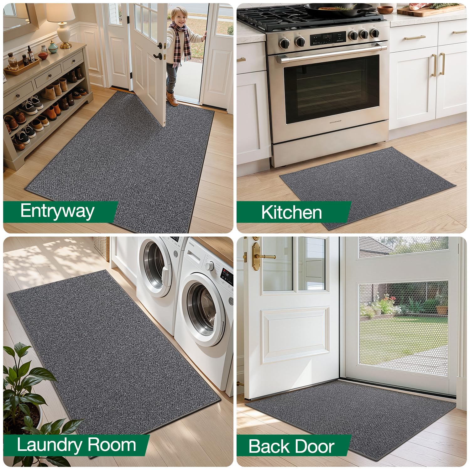 LUMI door mat in cozy patio area