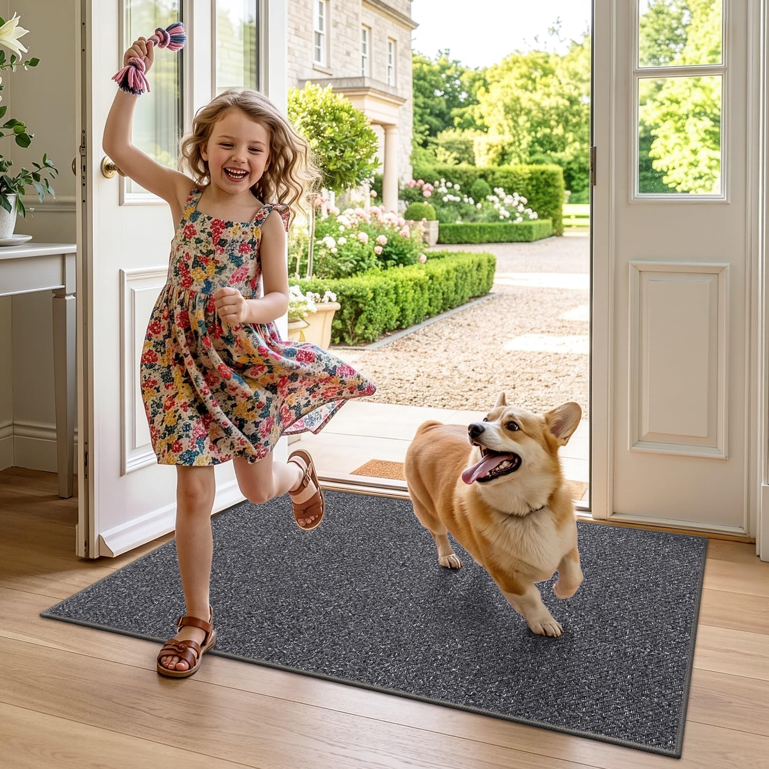 LUMI door mat in kitchen setting