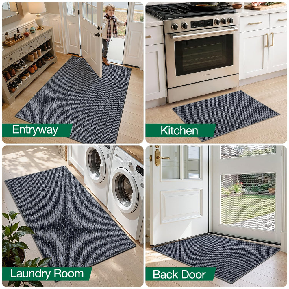 LUMI Door Mat laying flat under door