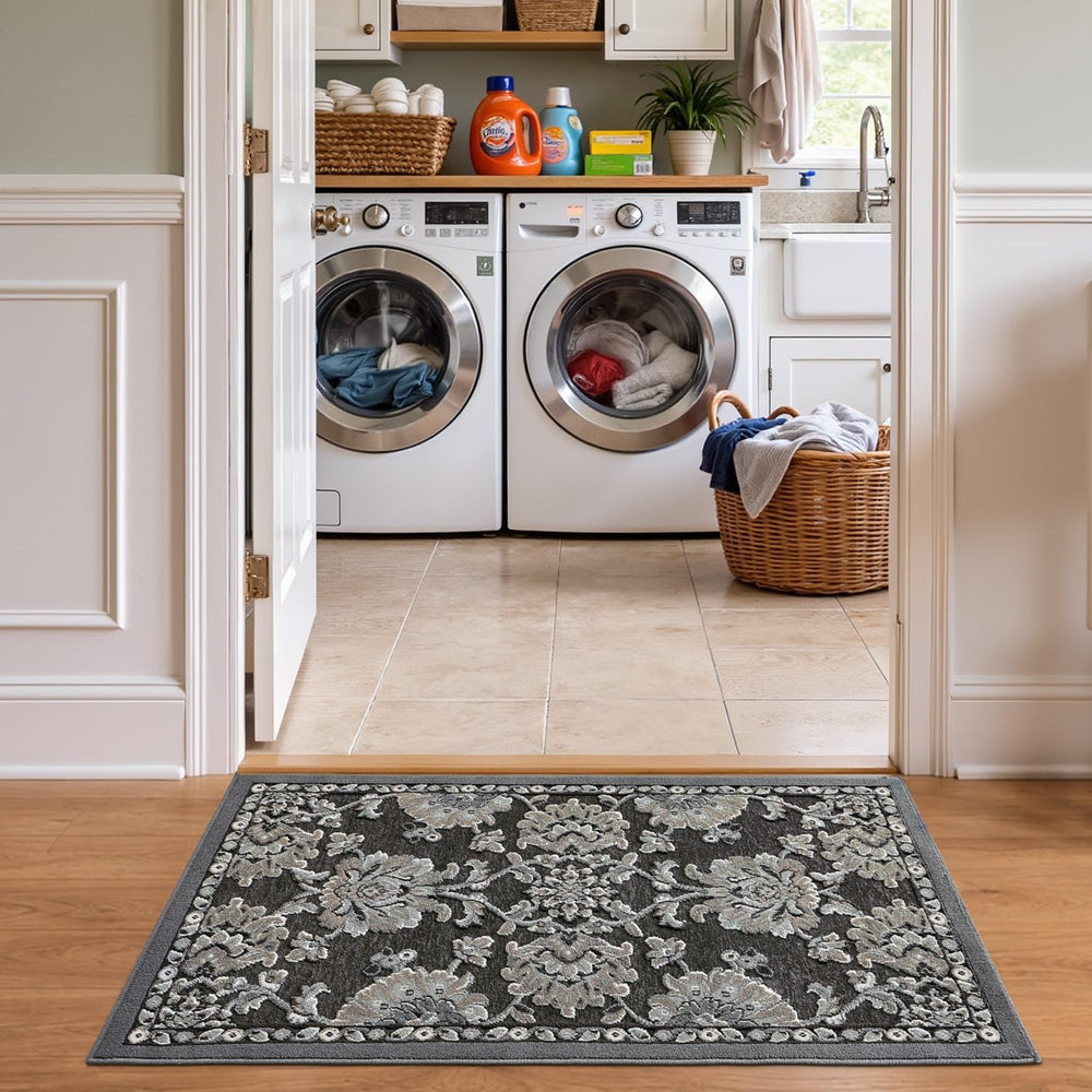 LUMI Indoor Door Mat in a kitchen setting