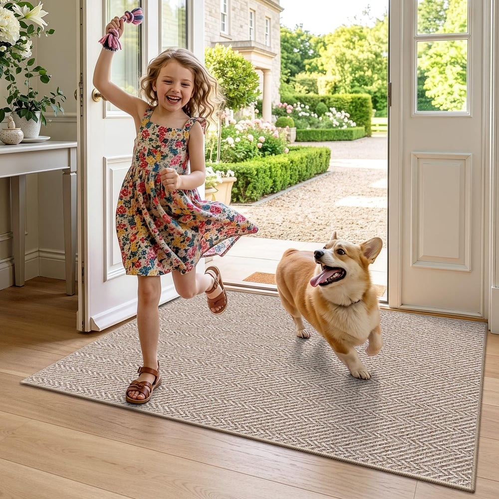 LUMI mat in a living room setting, showcasing versatility