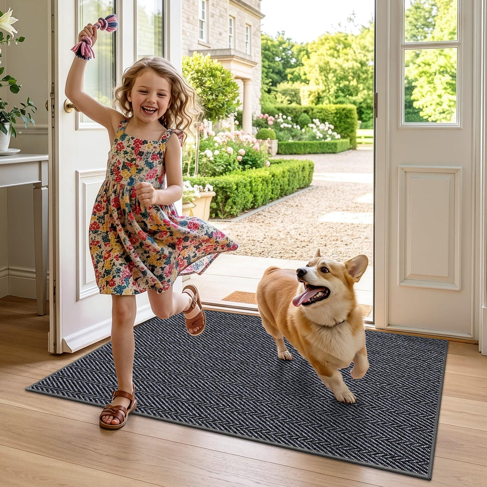 LUMI Ultra Thin Door Mat in kitchen