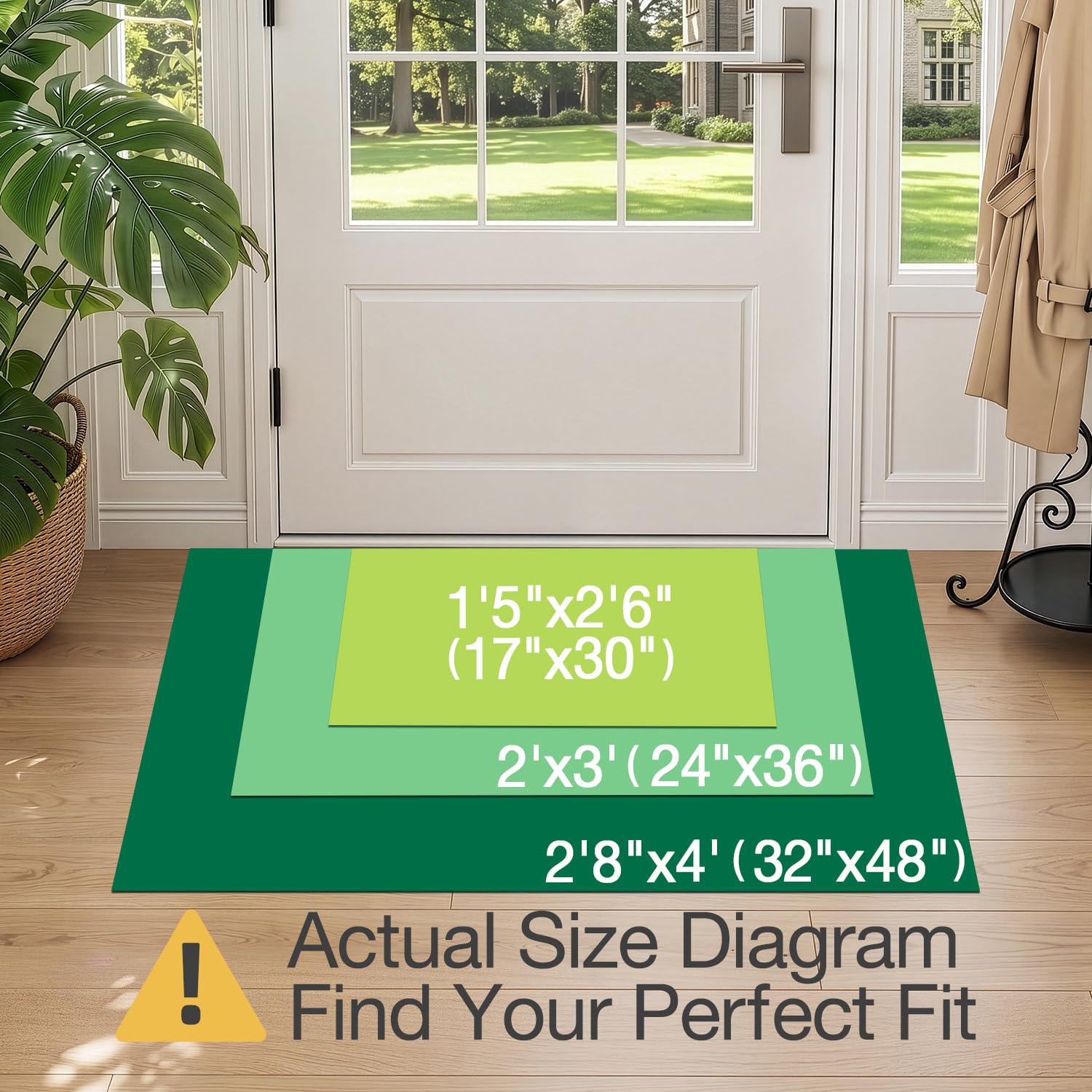 LUMI Ultra Thin Indoor Door Mat rolled packaging