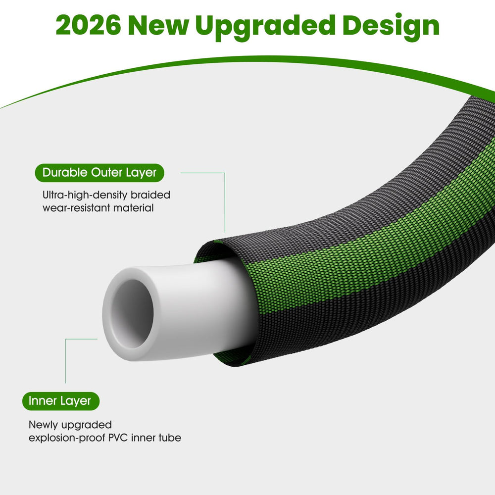 lumomo garden hose packaged with dimensions