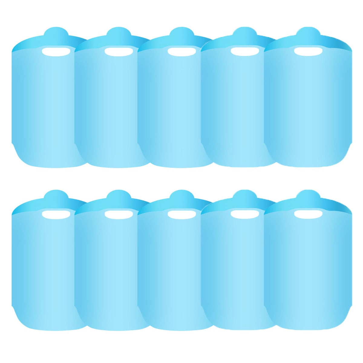 LUOJIBIE 10 pack refills for Flying Insect Trap, white cartridges
