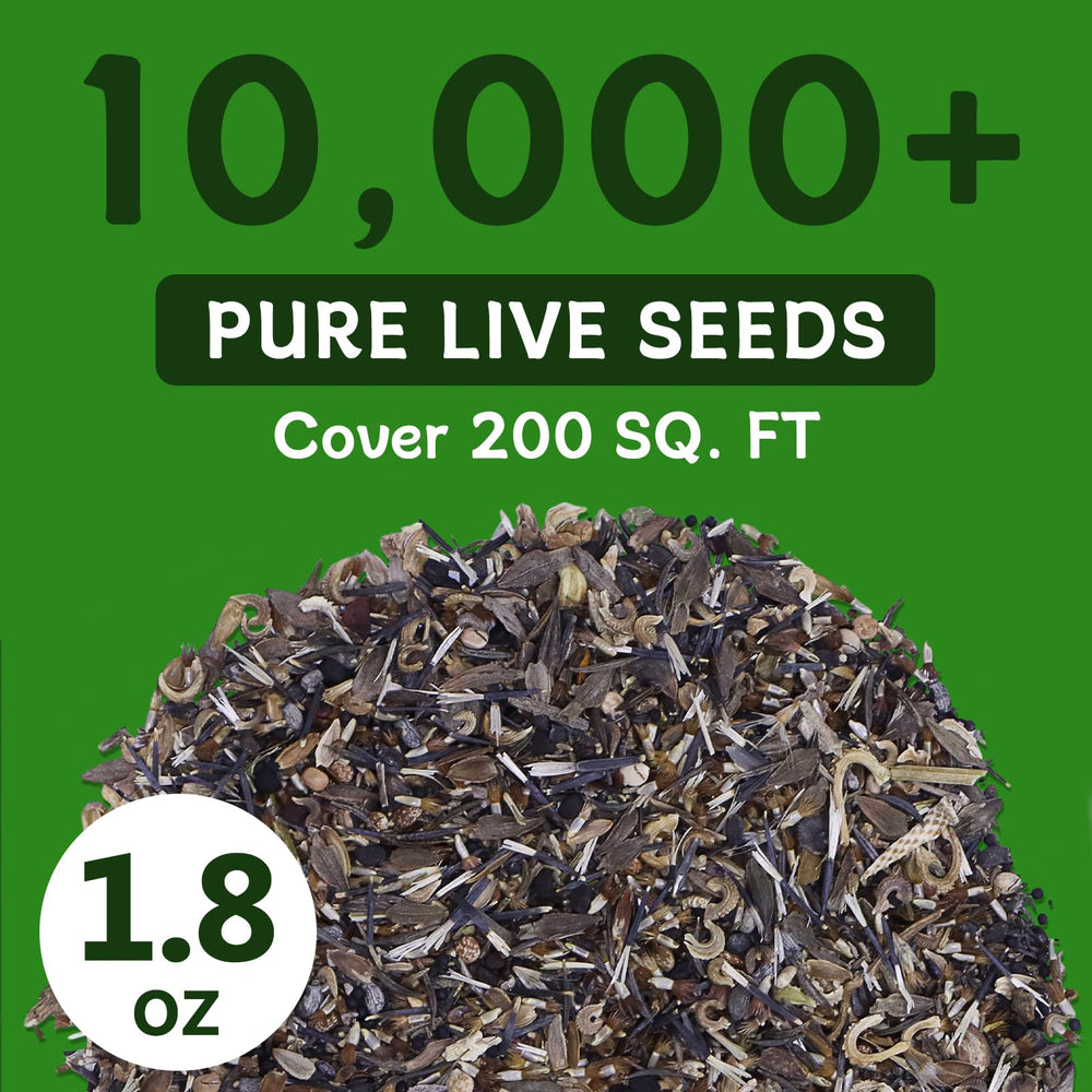 LUOJIBIE Wildflower Seeds Mix packet with resealable feature