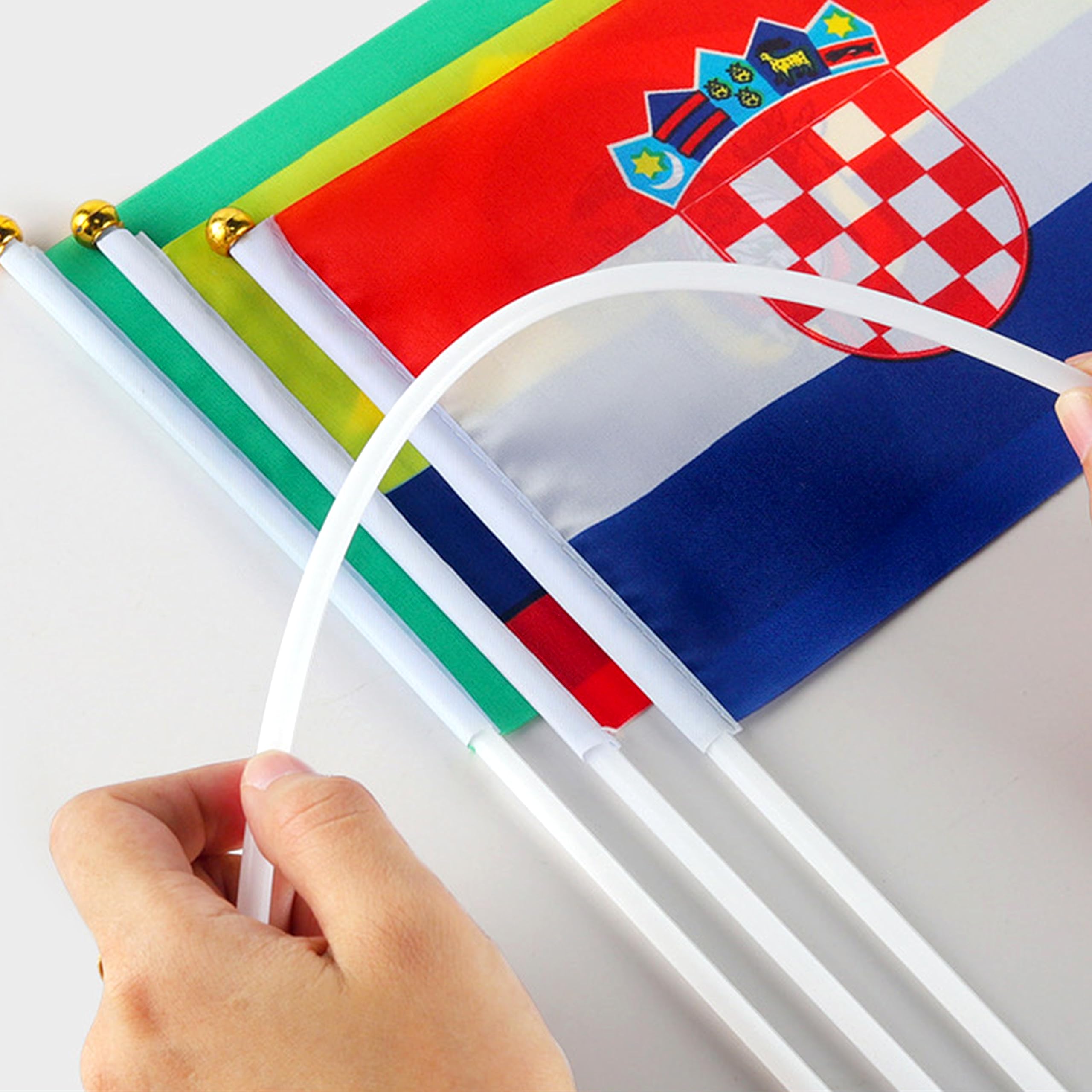 LUSEOAN flags featuring vibrant colours for outdoor events