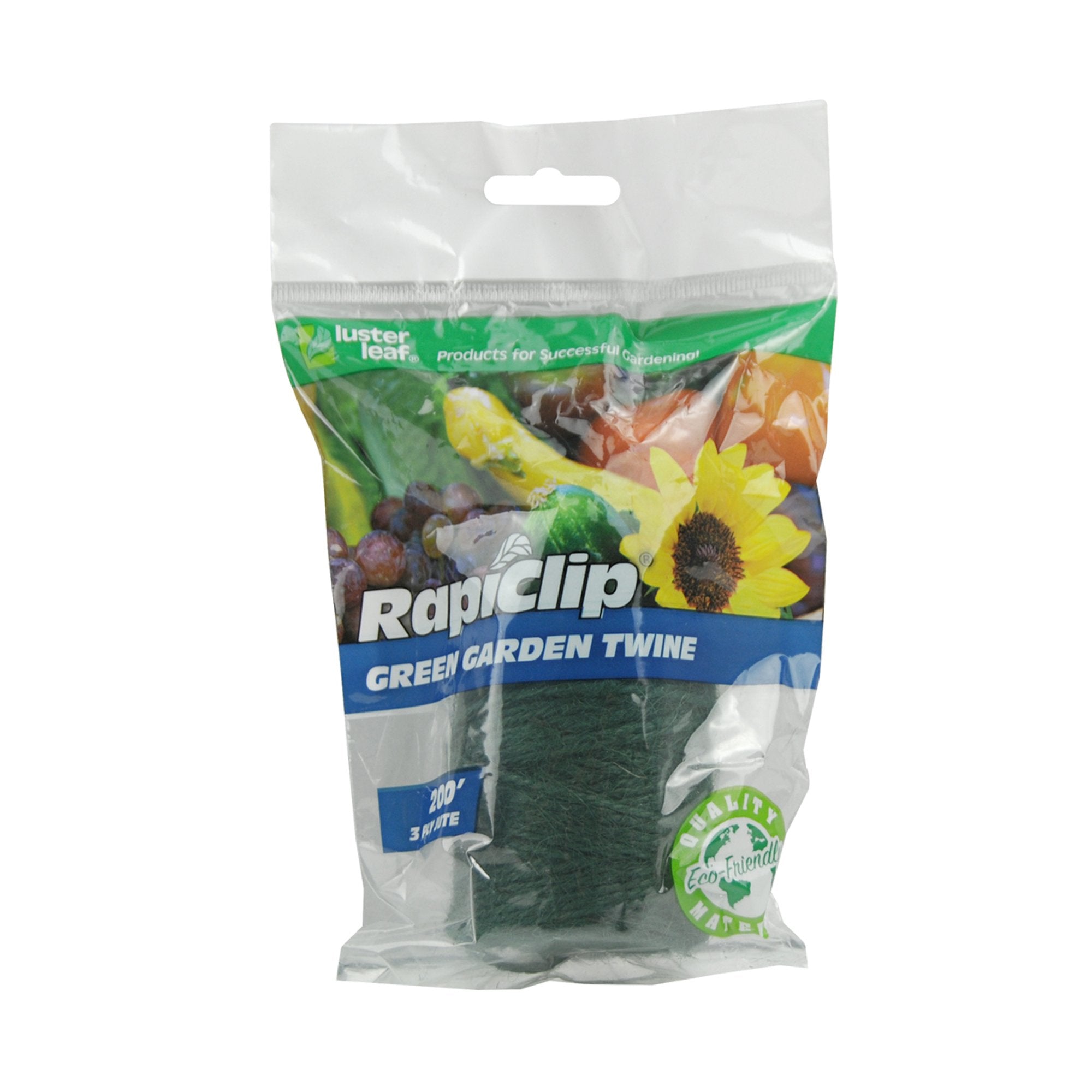 Luster Leaf 3-Ply Garden Twine 200 feet green roll